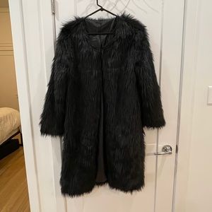 Akira Longline Faux Fur Coat